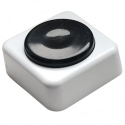 Кнопка звонка ВЗ1-01 круглая черная кнопка Тритон