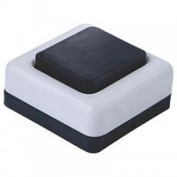Кнопка звонка А1 0.4-001 квадратная черная клавиша Витебск  